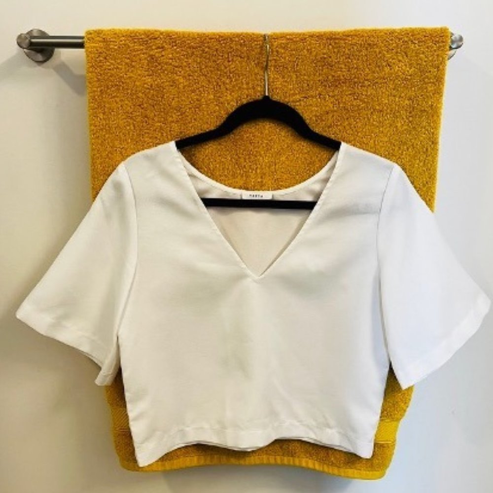 Vetta Cropped Casual Capsule Blouse - Summertime White!!!